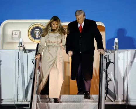 Donald Trump Preparing to Meet Britain's Monarch while Demonstrators Convene in Windsor and London